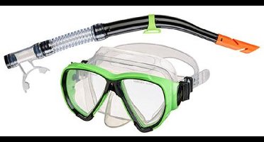 BECO snorkelset Porto - limegroen