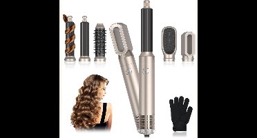 Roterende Fohnborstel - Krultang 5 in 1 - Stijltang