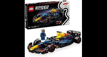 LEGO Speed Champions Oracle Red Bull Racing RB20 F1 racewagen Auto Bouwpakket voor Volwassenen met Verzamelbare Minifiguur van Formule 1 Coureur, Cadeau voor Motorsport en Racing Fans 77243