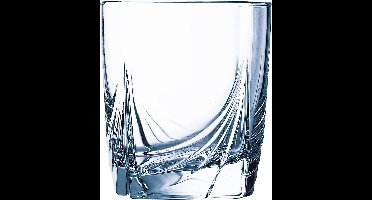 6 lage drinkglazen Ascot 300 ml Luminarc, glas, transparant, 6 stuks (1 stuk),