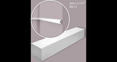 NMC WL10-box WALLSTYL Noel Marquet 1 doos 30 stukken Wandlijst modern design wit | 60 m