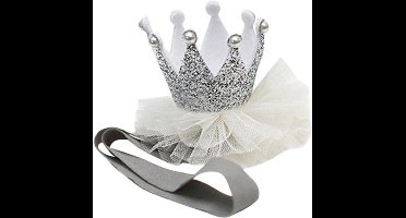 New Age Devi - "Baby's Zilveren Kroontje - Haarband"