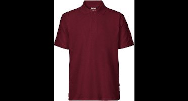 Men's Classic Polo met korte mouwen Bordeaux - XXL