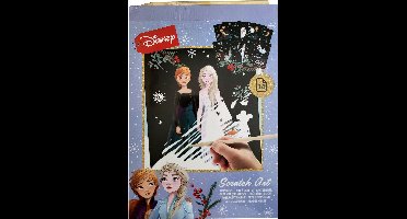 Disney Frozen - Kraskaarten - Knutselen - Kerst - Creatief - Kerstkaart - scratch art - prinsessen - kleuren - Anna en Elsa - kado - cadeau - verjaardag