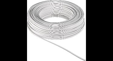 Luidsprekerkabel CCA 2 x 4mm2 - Wit - 50 meter