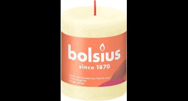 Bolsius Stompkaars Rustiek Butter Yellow - 8 cm / ø 7 cm