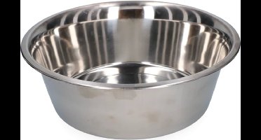 Excellent Voer-/ Drinkbak - 6 Liter - Voorkomt kantelen en morsen - RVS - Ø 34 cm