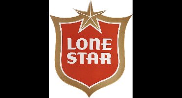 Lone Star Bier Logo Sticker - 24 x 20cm New Old Stock