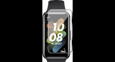 Screenprotector geschikt voor Huawei Band 7 - Full Screen Protector PET FlexGuard