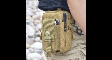 New Age Devi - Outdoor-Anti-Diefstal Tas: Nylon Heuptas - Wandel/Sport - Mobiele Telefoon/Smartphone - Riem/EDC/BugOut