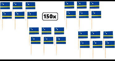 150x Cocktailprikker Curacoa - festival party fun winterfeest thema feest cocktail prikker