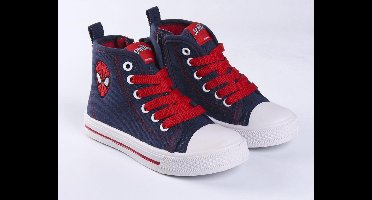 Spiderman sneakers - jeans - rits - veters - maat 25