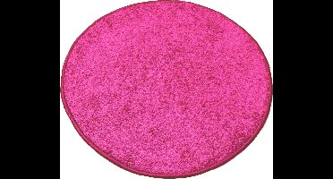 Karpet Batan - Roze - 133 cm Rond
