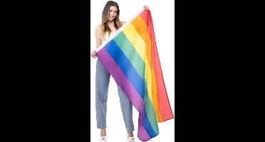 Smiffys - Pride Rainbow Vlag - Regenboog