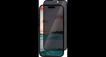 Casecentive Privacy Glass Screenprotector 3D Full Cover - iPhone 15 Pro