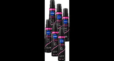 NIVEA Extreme Hold Hair Styling Mousse - Haarmousse - 48 uur Fixatie - Verrijkt Met Vitamine B3 - Voordeelverpakking 6 x 150ml