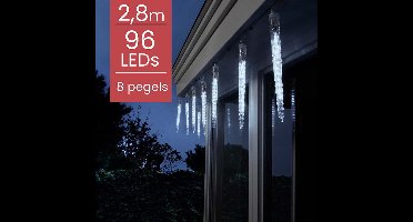 IJspegelverlichting - 2,8 meter - 8 ijspegels - koel wit