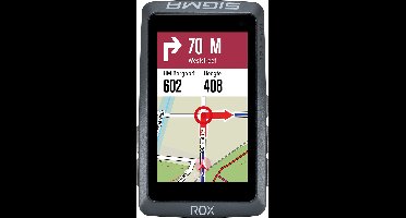 Sigma ROX 12.1 Evo GPS Fietscomputer - Night Gray - long Butler GPS out-front houder