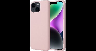 Hoesje geschikt voor iPhone 14 - Back Cover Case SoftTouch Roze