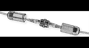 VALUE RJ-45 koppelstuk, afgeschermd, Cat.6A (Class EA), Outdoor/Industrial, zwart