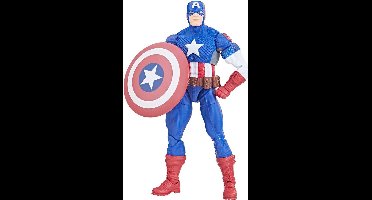 Hasbro Marvel Actiefiguur Ultimate Captain America 15 cm Marvel Legends Puff Adder BAF Multicolours