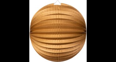 Wefiesta Lampion Rond 25 Cm Papier Goud