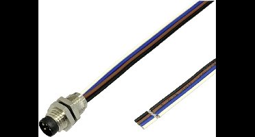 BKL Electronic 2703000 Sensor/actuator inbouwstekker M12 Aantal polen: 3 5 m 1 stuk(s)