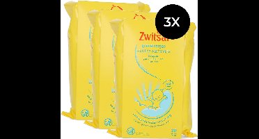 Zwitsal Goedemorgen Vochtige Washandjes (3 x 20 stuks)