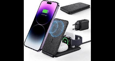 ESR HaloLock 3-in-1 MagSafe Laadstation iPhone/AirPods (Pro)/Watch