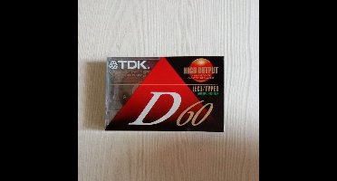 TDK D60 Normal Position Cassettebandje