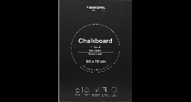 Europel krijtbord zonder lijst – muurdecoratie – tekenbord - 50x70cm