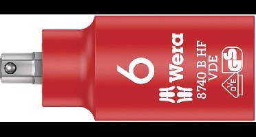 Wera 05004902001 Dopsleutel-bitinzet 6 mm 1 stuks 3/8