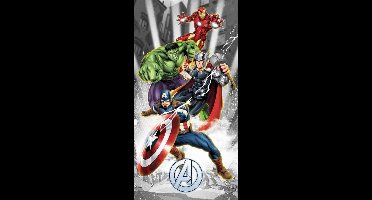 Avengers strandlaken - 100% katoen - Marvel Avengers handdoek - 140 x 70 cm.