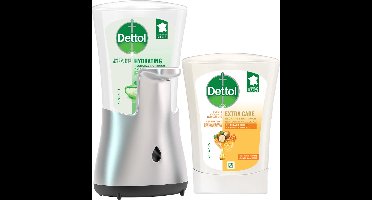 Dettol - 3x Dettol No Touch Kit Aloe Vera - 1 x Dettol No Touch Refill Sheabutter 250ML - Voordeelpakket