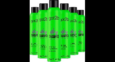 Got2b Fresh&Fabulous - Droogshampoo - Extra Fresh - Haarverzorging - Frisheid - 48u Hold - Voordeelverpakking - 6 x 200 ml