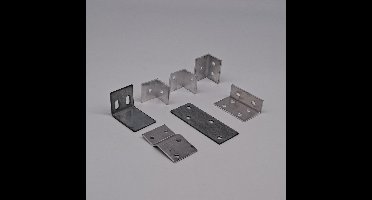 KWEEK - Bevestigingshoek 40x40, Set van 6