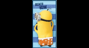 Minions 'Beach Bum' - Katoen Strandlaken/Badhanddoek 140x70 cm