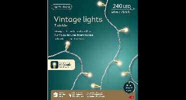 Lumineo - LED stringlight l2390c transparant/warm wit