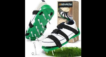 Gazonbeluchterschoenen - Spijkerschoenen voor Gazonbeluchting - Grasbeluchter met flexibele verstelbare Riem - Beluchtingsgazonschoenen voor handmatig Beluchten van de Grond - Gazonbeluchter