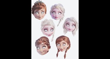 Decorata Party Elsa masker - Kinderfeestje & Themafeest - FSC-gecertificeerd