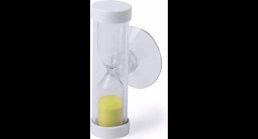 *** Badkamer/Tandenpoetsen-Zandloper - 2 Minuten - Geel - Douche - van Heble® ***
