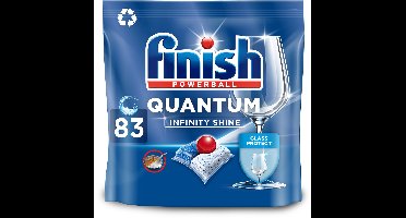 Finish Powerball - Quantum Infinity Shine - Vaatwastabletten - Glasbescherming - 83 Capsules