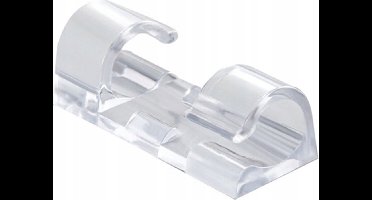 Kabel organizer set - Zelfklevend - 20 stuks - Transparant