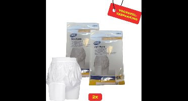 2x PVC Beschermbroekje Medium - 91-96 cm - Voordeelverpakking!