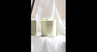 Premium leder geurkaars - cactus blossom