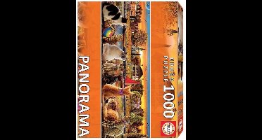 Educa Borras - Cats on the Quay 1000 Piece Panorama Jigsaw Puzzle