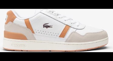 Lacoste T-clip Lage sneakers - Leren Sneaker - Heren - Wit - Maat 44