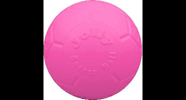 Jolly Pets Jolly Soccer Ball – Ø15 cm – Stevig Hondenspeelgoed – Apporteerspeelgoed – Jollyflex stevig kunststof – Drijvend hondenspeeltje – Roze
