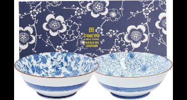 Tokyo Design Studio – Mixed Bowls – Kommenset – 2 Stuk – Geschenkdoos – 19×7.5cm – 1000ml