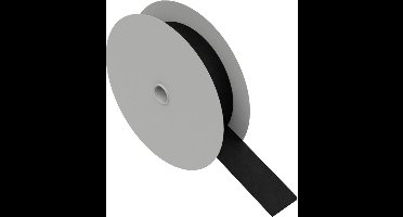 Hebotec 11-KE20005FRT Klittenband Om te bundelen Haak- en lusdeel (l x b) 5000 mm x 20 mm Zwart 5 m